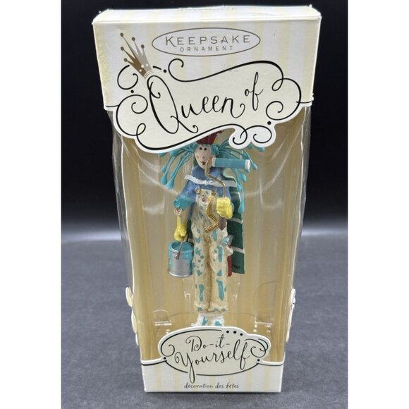 2004 Hallmark Keepsake Christmas Ornament Queen of Do It Yourself New Boxed - Picture 1 of 5